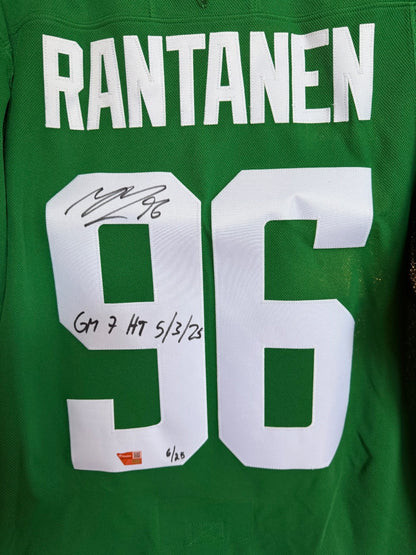 Mikko Rantanen Signed Jersey /25 – “GM 7 HT 5/3/23” Inscribed – Fanatics Auth