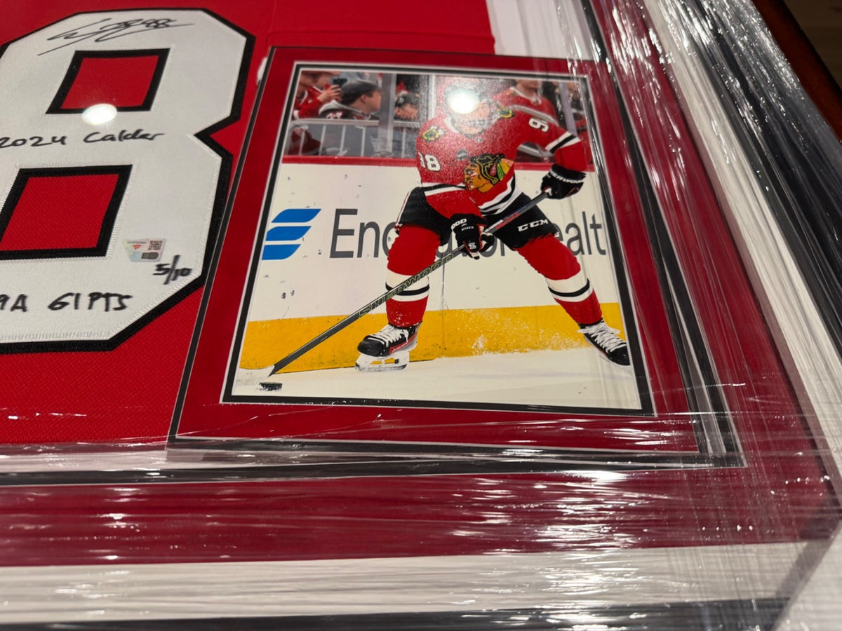Connor Bedard Signed/Inscribed Rookie Jersey –5/10 Chicago Blackhawks-Fanatics