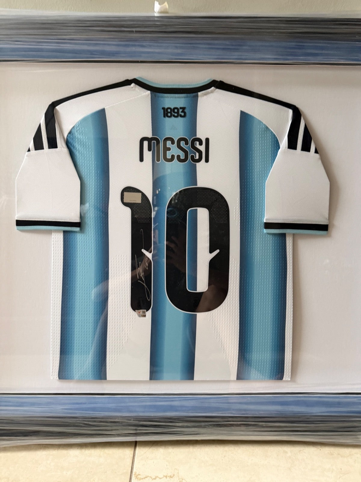 Lionel Messi Signed Argentina 2026 FIFA World Cup™ Official Home Jersey Framed |