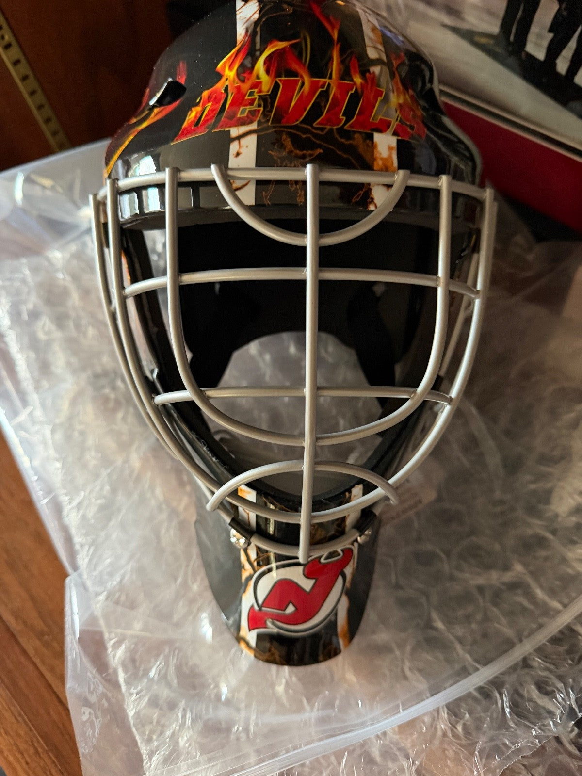 Martin Brodeur 1/1 Signed Goalie Mask Fanatics LE 1 of 1 Multi Inscribed HOF Dev