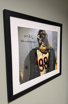 Montez Sweat 16X20 Signed & Framed ' The Sweat Effect' Chicago Bears Photo