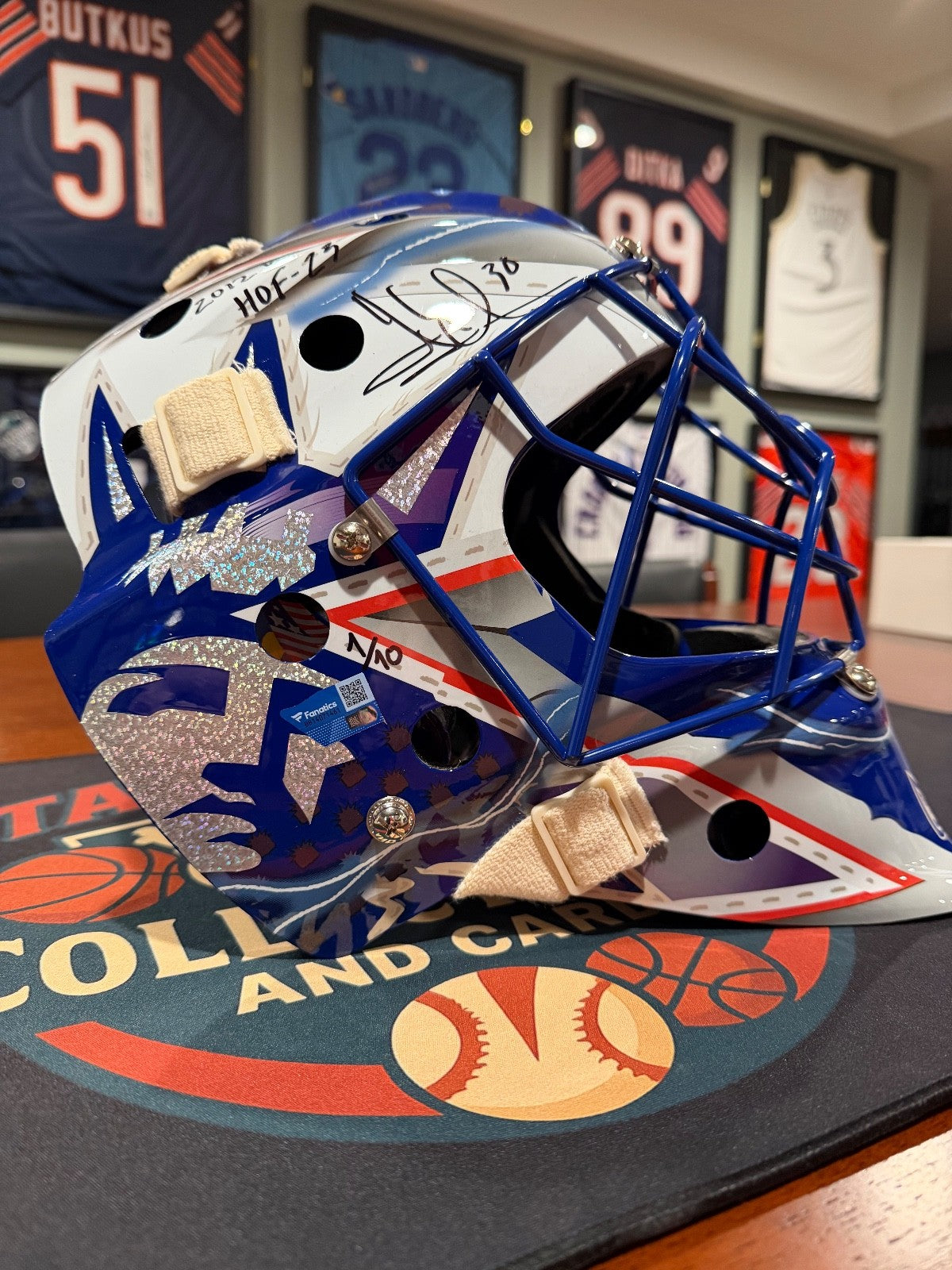 Henrik Lundqvist Signed & Multi-Inscribed LE 1/10 Replica Mask – Fanatics Auth
