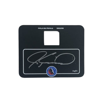 Jeremy Roenick Hall of Fame Legends Signed Puck and Display Stand Limted 3/5
