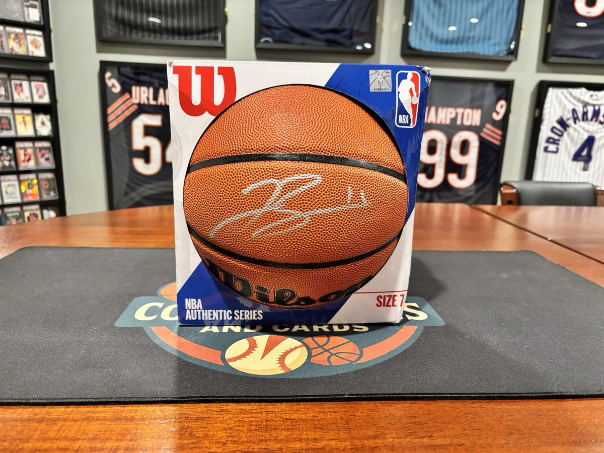 Jalen Brunson Signed Basketball New York Knicks Autograph