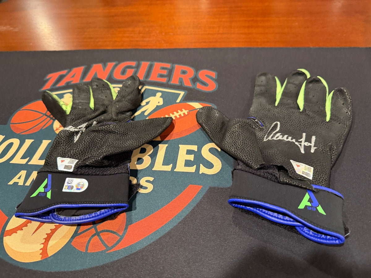 Aaron Judge 2025 MVP Season Game-Used & Dual Signed Batting Gloves (Fanatics)