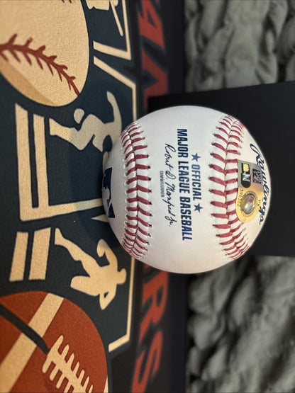 Pete Crow-Armstrong Signed Baseball Inscribed “little Big League “ Fanatics