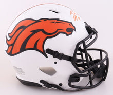 Bo Nix Signed Authentic Denver Broncos Full Sized On-Field Helmet Beckett Auto