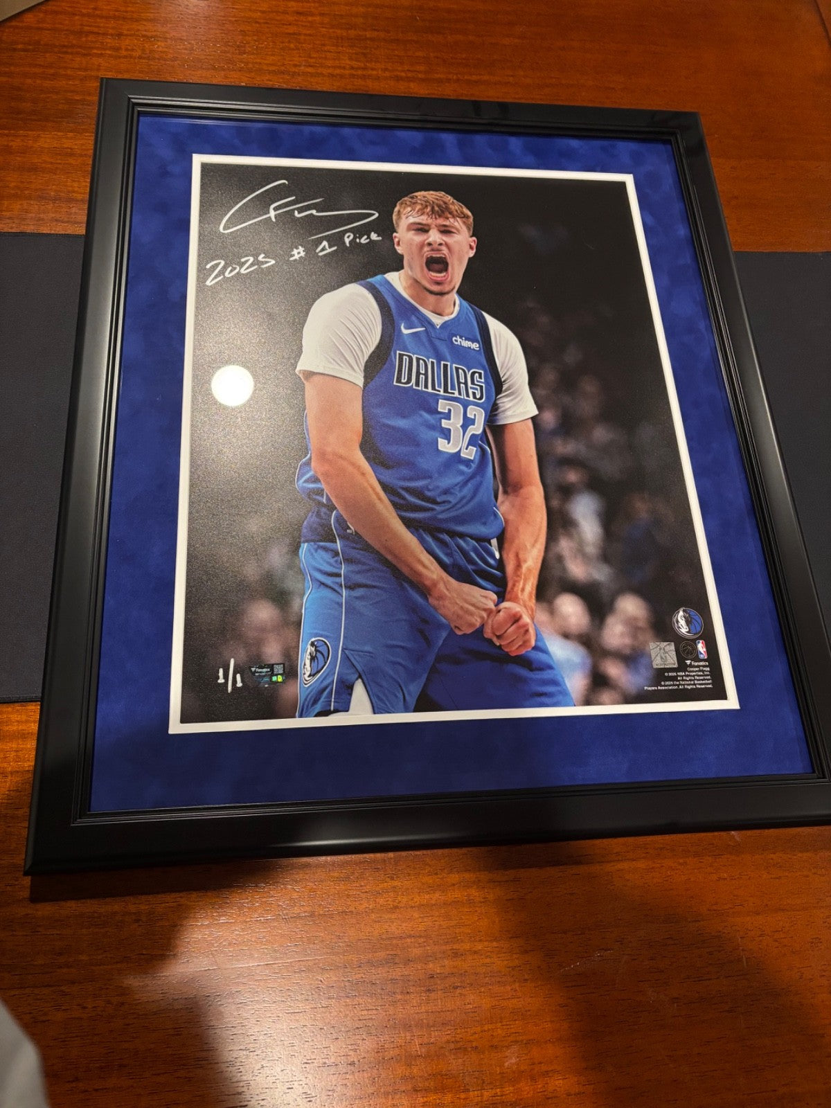 Cooper Flagg Signed Unleashed Fanatics 16X20 Framed TRUE 1 of 1 
