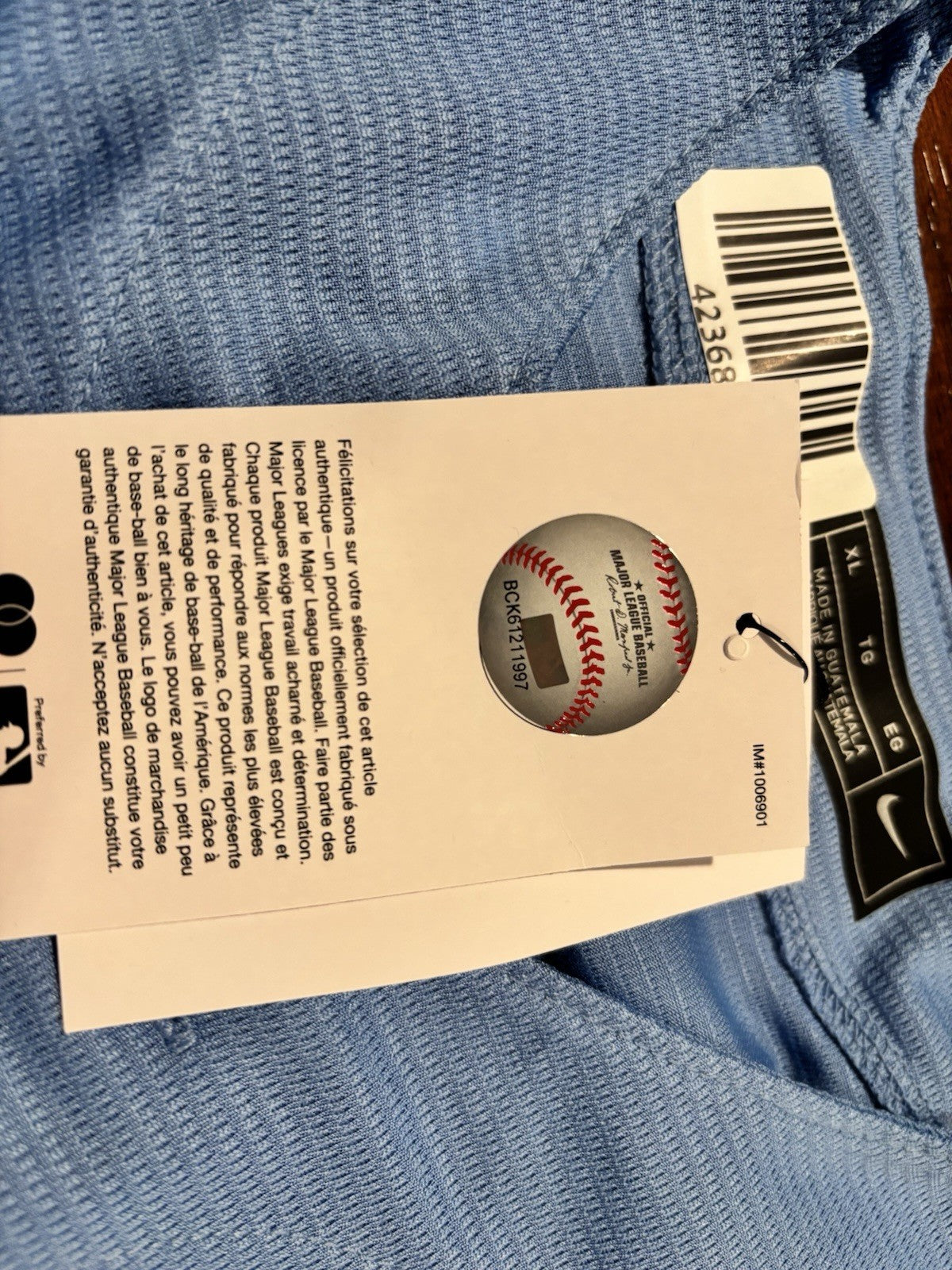 Jac Caglianone Kansas City Royals Signed Baseball Jersey Inscribed MLB Debut