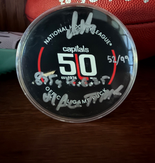 Alex Ovechkin Signed Washington Capitals Puck #1 All Time LE /99 Fanatics COA