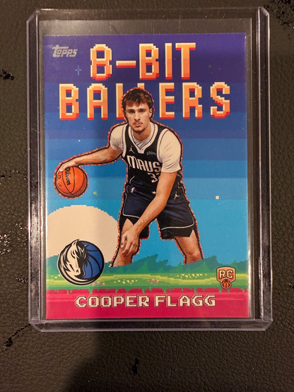 2025-26 Topps NBA 8-Bit Ballers #8B-31 Cooper Flagg Rookie Card RC Mavericks