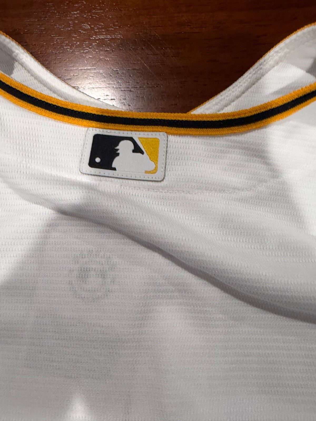 Konnor Griffin Pirates Signed White Nike Replica Jersey w/2024 9th Pick Insc