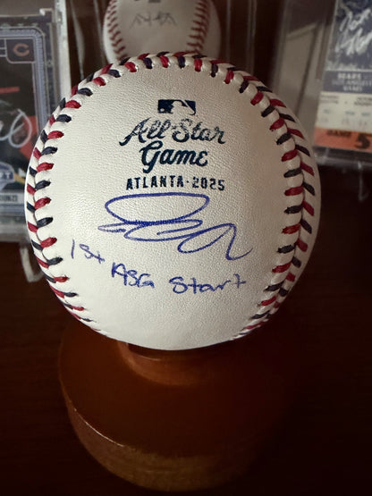 Pete Crow-Armstrong Signed 2025 MLB All-Star Baseball Inscribed /25 Fanatics