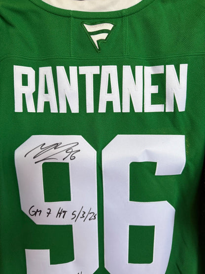 Mikko Rantanen Signed Jersey /25 – “GM 7 HT 5/3/23” Inscribed – Fanatics Auth