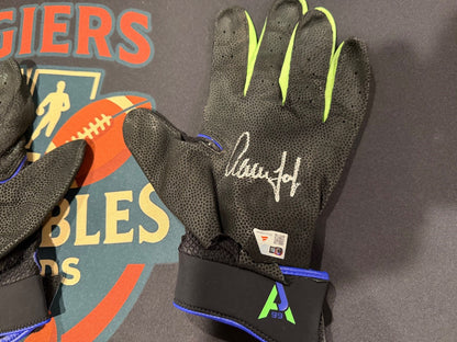 Aaron Judge 2025 MVP Season Game-Used & Dual Signed Batting Gloves (Fanatics)