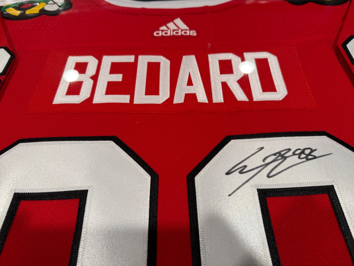 Connor Bedard Signed/Inscribed Rookie Jersey –5/10 Chicago Blackhawks-Fanatics