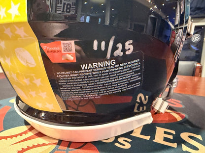 Jaxon Smith-Njigba Signed Full Size Authentic Super Bowl Inscribed Helmet