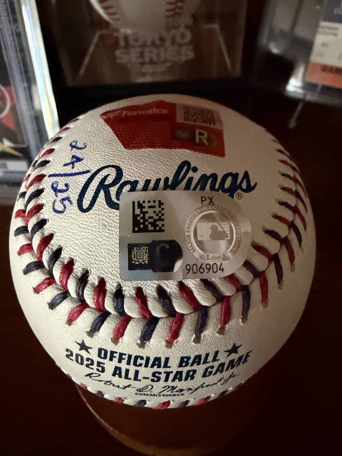 Pete Crow-Armstrong Signed 2025 MLB All-Star Baseball Inscribed /25 Fanatics
