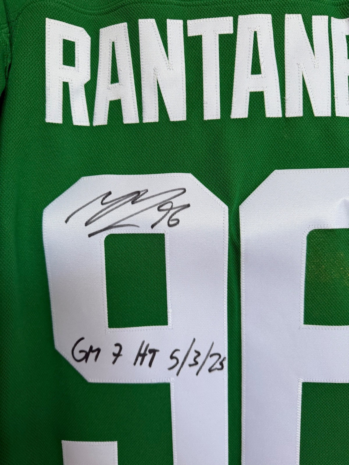 Mikko Rantanen Signed Jersey /25 – “GM 7 HT 5/3/23” Inscribed – Fanatics Auth