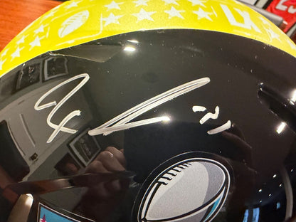 Jaxon Smith-Njigba Signed Full Size Authentic Super Bowl Inscribed Helmet