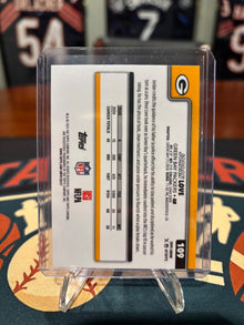 2025 Topps Chrome Jordan Love Fanatics Exclusive Topps Logo