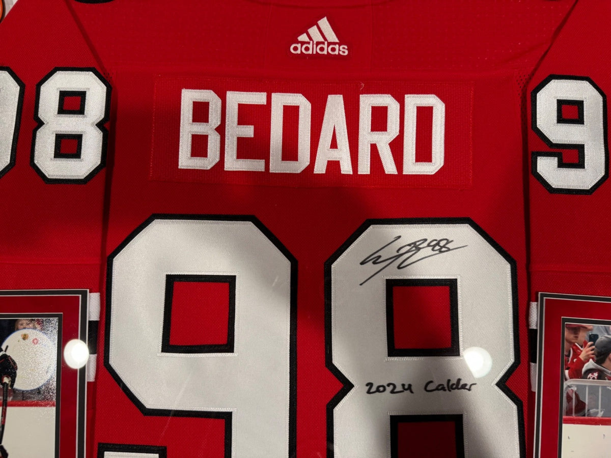 Connor Bedard Signed/Inscribed Rookie Jersey –5/10 Chicago Blackhawks-Fanatics