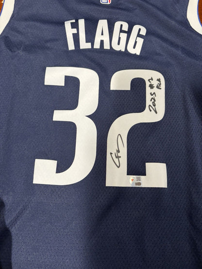 cooper flagg signed jersey Fanatics Inscribed “#1 Pick” Navy