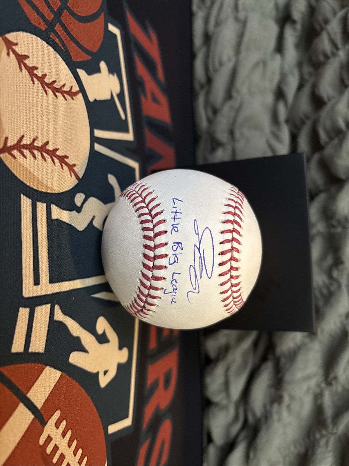 Pete Crow-Armstrong Signed Baseball Inscribed “little Big League “ Fanatics