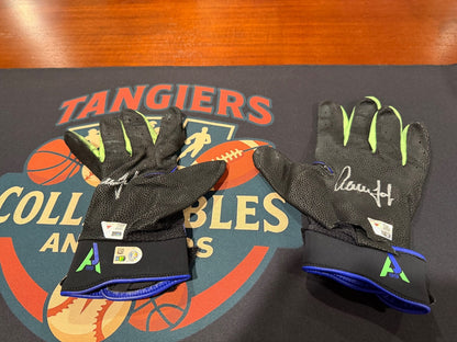 Aaron Judge 2025 MVP Season Game-Used & Dual Signed Batting Gloves (Fanatics)