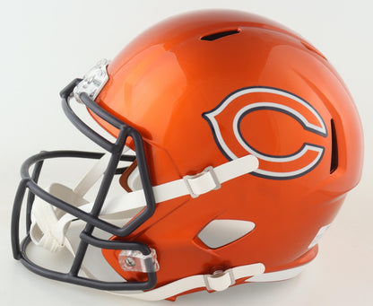Montez Sweat Signed Bears Full-Size Flash Alternate Speed Replica Helmet (BAS)