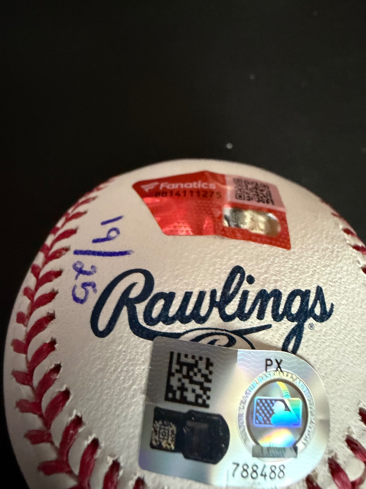 Trey Yesavage Signed 2025 World Series Ball /25 – 12 K’s Rookie WS Record