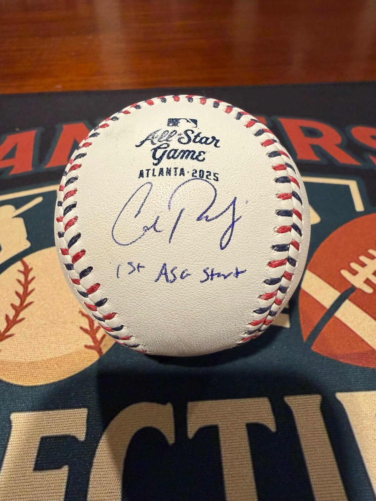 Cal Raleigh Signed 2025 All-Star Game Baseball “1st ASG Start” /25 Fanatics