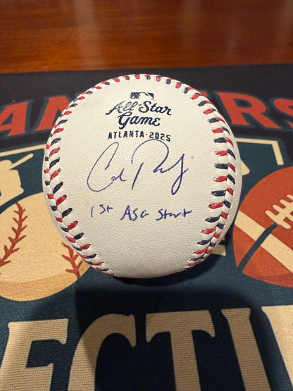 Cal Raleigh Signed 2025 All-Star Game Baseball “1st ASG Start” /25 Fanatics