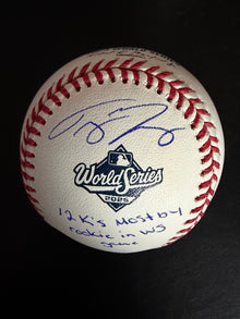 Trey Yesavage Signed 2025 World Series Ball /25 – 12 K’s Rookie WS Record