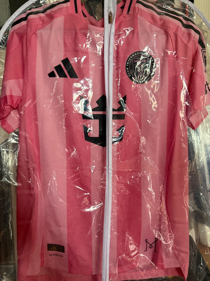 Lionel Messi Signed Inter Miami 2025 Pink Home Jersey Shirt 10 MLS ICONS COA