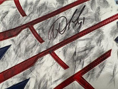 Igor Shesterkin Signed Game-Used Blocker Vezina Season Fanatics Auth LE