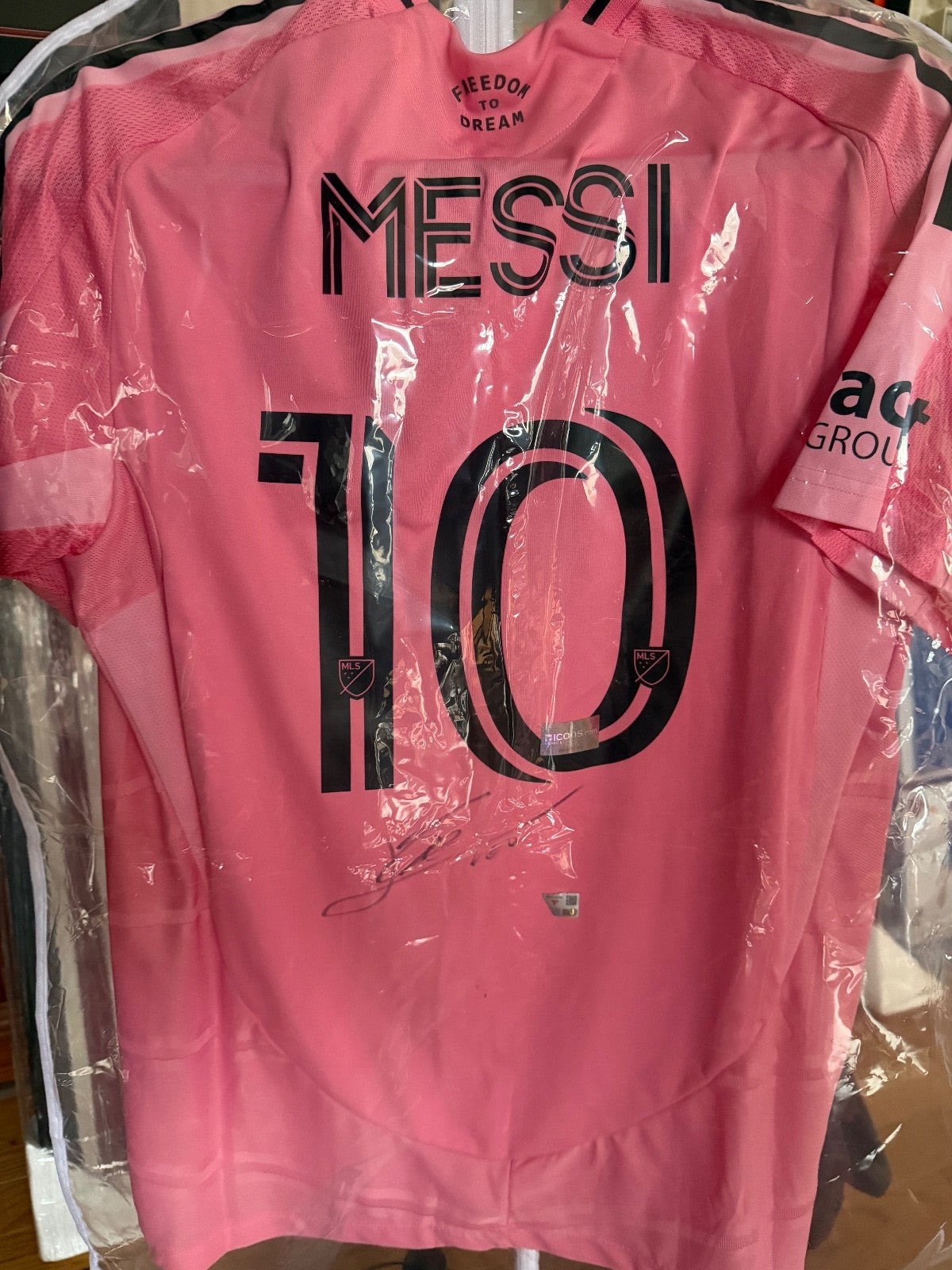 Lionel Messi Signed Inter Miami 2025 Pink Home Jersey Shirt 10 MLS ICONS COA