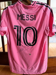Lionel Messi Signed Inter Miami 2025 Pink Home Jersey Shirt 10 MLS ICONS COA