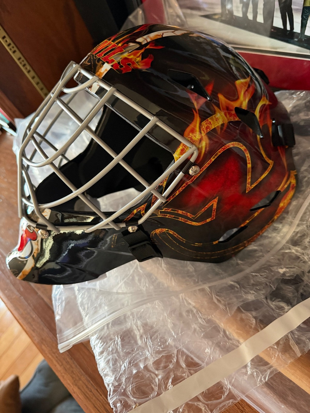 Martin Brodeur 1/1 Signed Goalie Mask Fanatics LE 1 of 1 Multi Inscribed HOF Dev