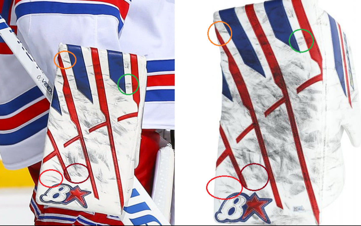 Igor Shesterkin Signed Game-Used Blocker from Vezina Trophy Season – Fanatics & Rangers Authenticated – Tangiers Vault Exclusive
