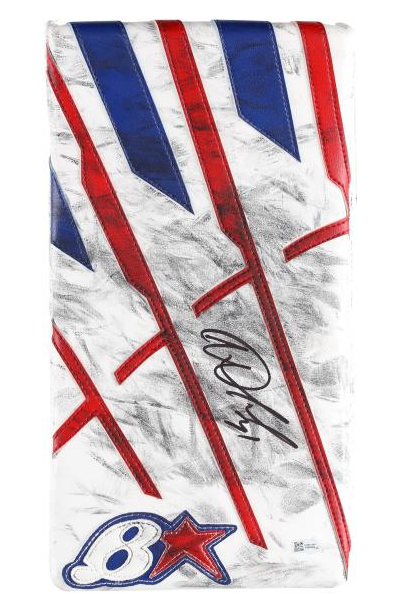 Igor Shesterkin Signed Game-Used Blocker from Vezina Trophy Season – Fanatics & Rangers Authenticated – Tangiers Vault Exclusive
